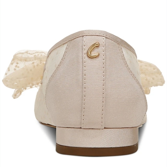 Circus Ny by Sam Edelman Darcey Mesh Pointed-Toe Bow Flats Size 8 - Picture 6 of 9